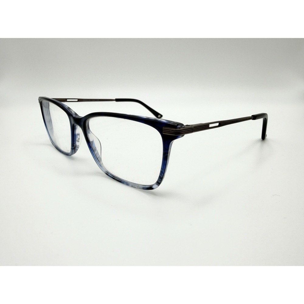 Bulova Bridgeport Blue Fade‎ Eyeglasses Frames Only 54-16-140 Gunmetal Square